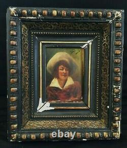 Former Oil Painting On Portrait Panel Xixth Signed To Identify