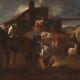 Former Painting 17th Century Oil Painting On Canvas Scene Of Genre 600
