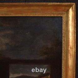 Former Painting 17th Century Oil Painting On Canvas Scene Of Genre 600