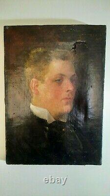 Former Painting From 1891 Signed René Ducout Oil On Canvas