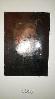 Former Painting From 1891 Signed René Ducout Oil On Canvas