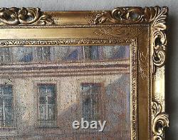 Former Painting Hotel De La Brinvilliers Oil On Canvas Signed André Nivard