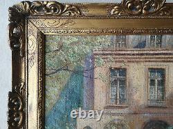 Former Painting Hotel De La Brinvilliers Oil On Canvas Signed André Nivard