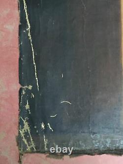 Former Painting Oil On Canvas Inconnu (xixe-s) Portrait