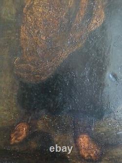 Former Painting On Copper 19th Portrait Of A Holy Apostle To Be Identified