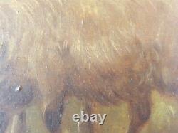 Former Painting Paul Henry Schouten (1860-1922) Painting Oil Antique Painting