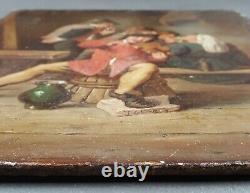 Former Painting Violin Player Antique Painting Oil Painting Altes Ölgemälde