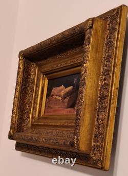 Frame, Antique Wooden/Gilded Frame + Vintage Oil Painting on Canvas/FR