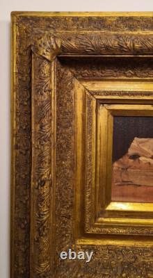 Frame, Antique Wooden/Gilded Frame + Vintage Oil Painting on Canvas/FR