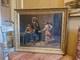 Framed Antique Painting, 19th-century Musketeer Scene