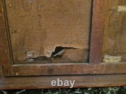 Framed Antique Painting Oil on Canvas Representing a Gallant Scene