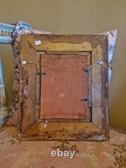 Framed Antique Painting, Portrait of a Man, Oil on Panel