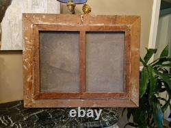 Framed Old Painting Oil on Canvas Depicting a Landscape
