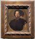 French School 19th Century Portrait Of A Gentleman Oil On Canvas Old Painting