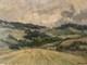 Gascogne Landscape Painting By Ren&eacute; Mailhe, Oil On Canvas, 1930, Antique Old Art Painting