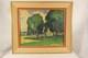 Gaston Balande Old Oil Painting On Canvas, Seine Riverbank, Early 20th Century