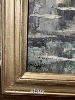 Georges LATTES (1907-1989) Former oil on canvas post-impressionist landscape