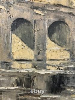 Georges LATTES (1907-1989) Former oil on canvas post-impressionist landscape