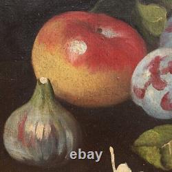 Italian still life fruit oil painting on canvas in ancient style 900