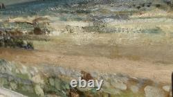 Jacques Petit (1925-2019) Signed Old Painting Oil Post-Impressionist Seascape