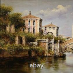 Landscape Painting View Of Venice Oil Painting On Canvas Of Ancient Style 900
