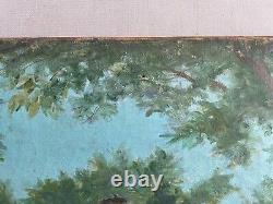 Le Monna, Millau, Aveyron, Oil on Canvas, Old Painting, Early 20th Century