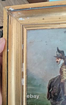 Léonard Saurfelt (1840), gentleman around 1870, antique oil painting on panel