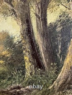 Lucien HENRY (1850-1896) Old oil on canvas Barbizon School Australia