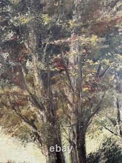Lucien HENRY (1850-1896) Old oil on canvas Barbizon School Australia