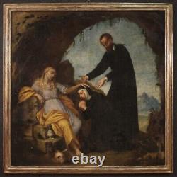 Marie Madeleine Old Painting 17th Century Religious Painting Oil On Canvas