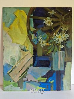 Méryem Trey Cardot still life Oil on panel signed old painting HSP