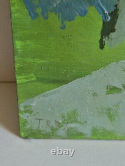 Méryem Trey Cardot still life Oil on panel signed old painting HSP