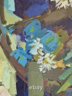 Méryem Trey Cardot still life Oil on panel signed old painting HSP