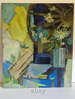 Méryem Trey Cardot still life Oil on panel signed old painting HSP