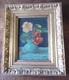 Oil On Canvas Bouquet Of Flowers Antique Frame