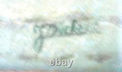 OIL ON CANVAS BOUQUET OF FLOWERS antique frame