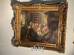 OLD PAINTING-H/T MAX SILBERT-FRENCH SCHOOL-STUDENT OF GÉROME-BRITTANY-MUSEUM