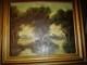 Old Tableau Oil On Canvas Landscape Road Of E. Petit