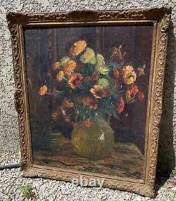 Octave Guillonnet (1872-1967) Old painting signed Oil on canvas HST