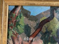 Oil Landscape Painting 1920 Canvas Fauvist Landscape Fauvism Nabi Antique Painting