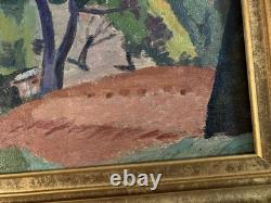 Oil Landscape Painting 1920 Canvas Fauvist Landscape Fauvism Nabi Antique Painting