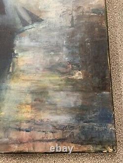 Oil On Canvas Joseph Mallord William Turner Marine Painting Sea Ancient Boat