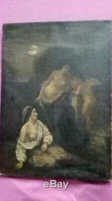 Oil On Canvas Signed N Diaz Very Very Old