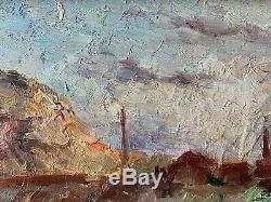 Oil On Panel Table Old Seaside Eugene Boudin (1824-1898) Attr