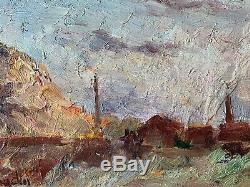 Oil On Panel Table Old Seaside Eugene Boudin (1824-1898) Attr