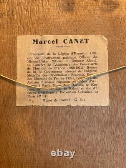 Oil Painting Marcel Canet Orientalist 19th Century Orientalism Morocco Ancient Art