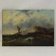 Oil Painting On Canvas 2nd Half Of The 19th Century Landscape 61x43