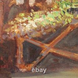 Oil Painting On Panel Table Popular Scene Characters Ancient Style 900