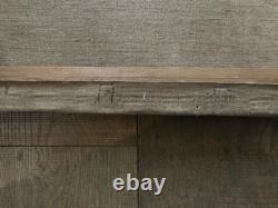 Oil Painting on Canvas 18th Century Old Portrait of Saint Barbara Ursula Ruins Art