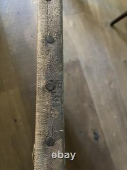 Oil Painting on Canvas 18th Century Old Portrait of Saint Barbara Ursula Ruins Art